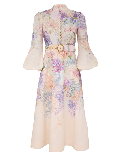 Dawning Buttoned Midi Dress