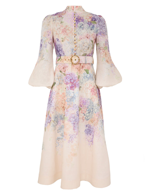Dawning Buttoned Midi Dress