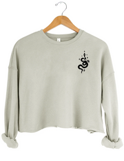 Trash Takes ltself Out Every Single Time Crop Sweatshirt