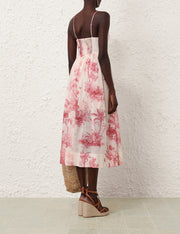 Waverly Corset Midi Dress