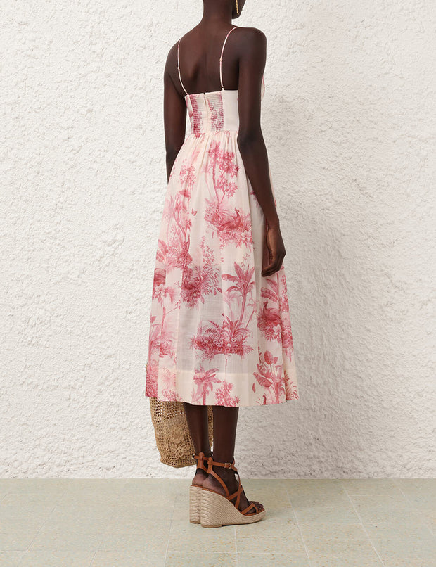 Waverly Corset Midi Dress