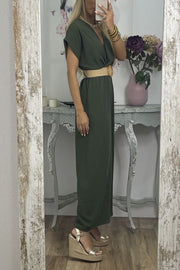 Mono Elvira's trendy solid wide-leg jumpsuit