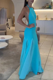 Elegant Knitted Neck Hanging Dress