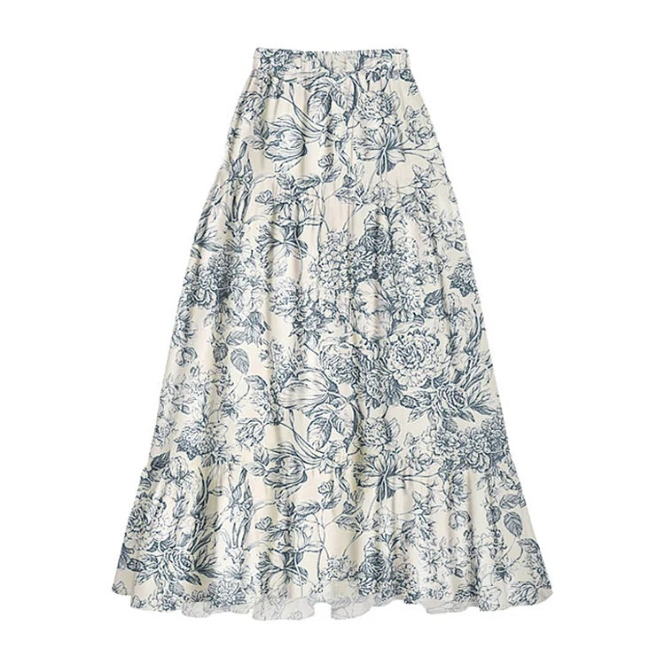 Maillot de bain une pièce bleu réversible avec nœud papillon et jupe/sarong Swimgirls 