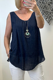 Penelope Necklace Lined Vest Top