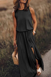 Giselle Loose Fit Slit Maxi Dress