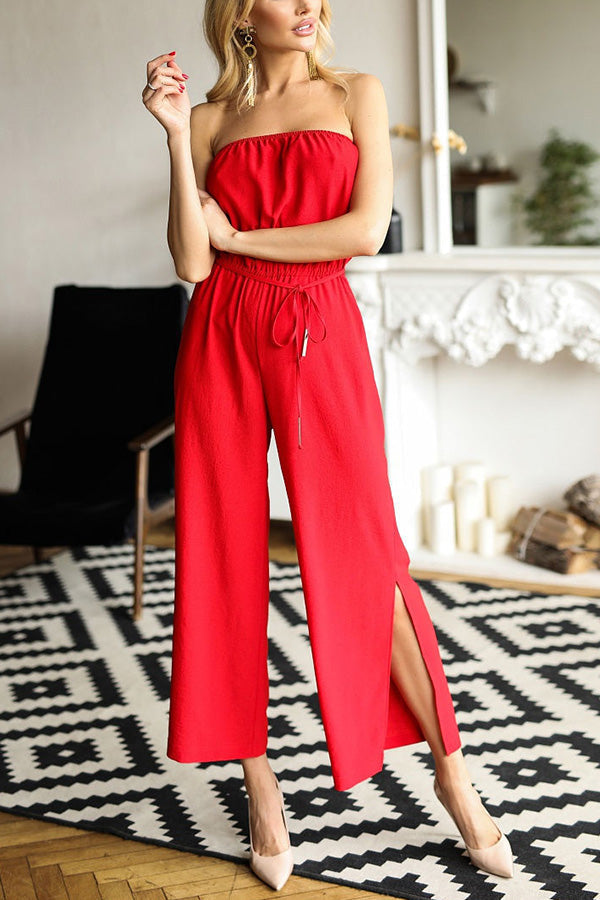 Wish And Wander Off Shoulder Jumpsuit