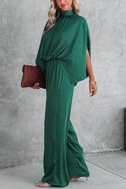 Satin Wide Leg Jumpsuit