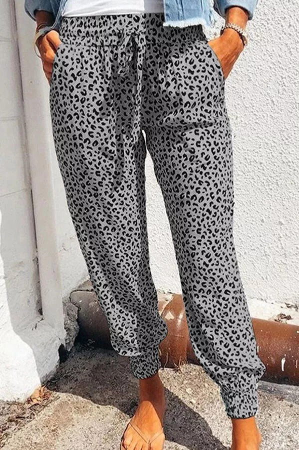 Pantalon décontracté léopard Only Sunshine