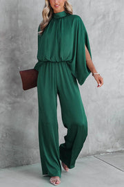 Satin Wide Leg Jumpsuit