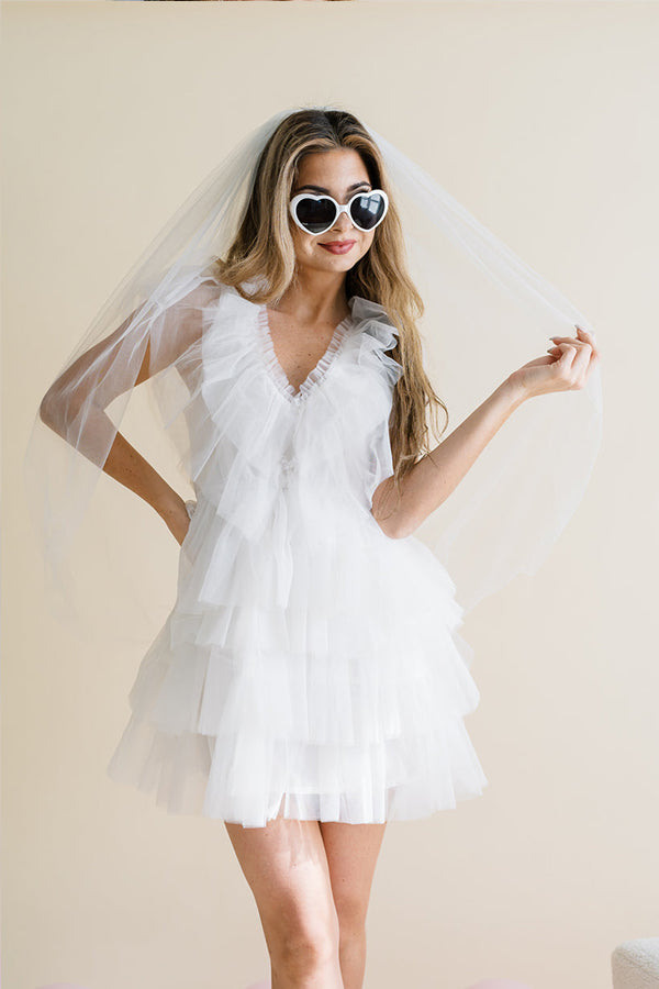 Tulle Ruffle Dress