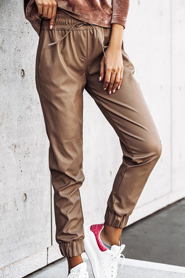 Solid Color Lace-up Pennies