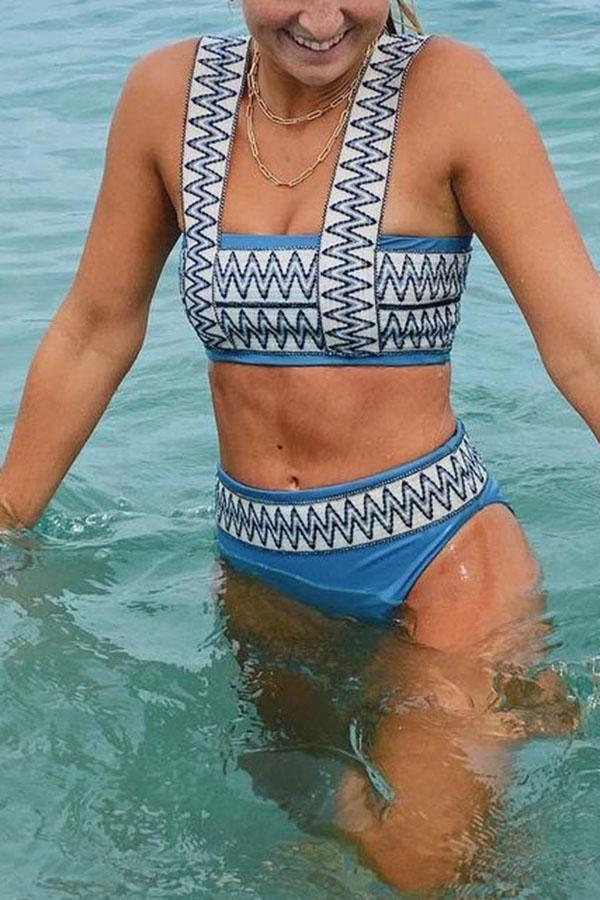 Bikini à broderies ethniques