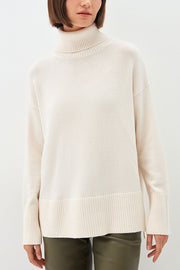 women's turtleneck loose sweater