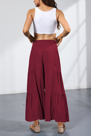 Bandage Casual Women's Wide Leg Pants