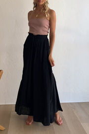 Solid Color Lightweight Flowy Wide Leg Pants