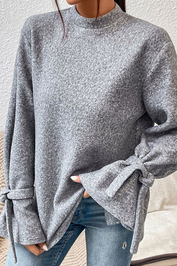 Long sleeved top high collar base coat