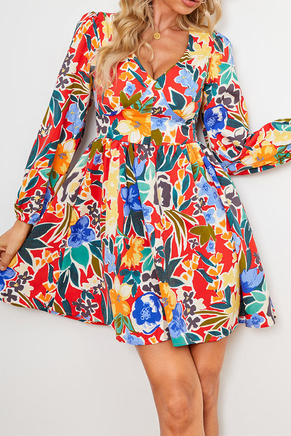 elegant long sleeve waist dress