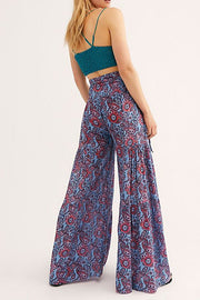 High Waist Flared Trousers Loose Slacks