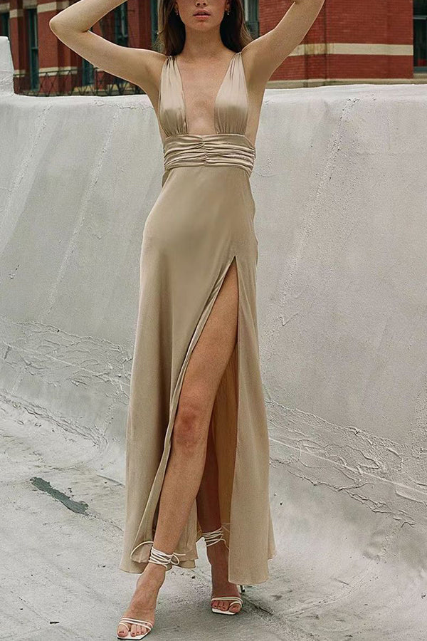 robe sexy dos creux jupe longue