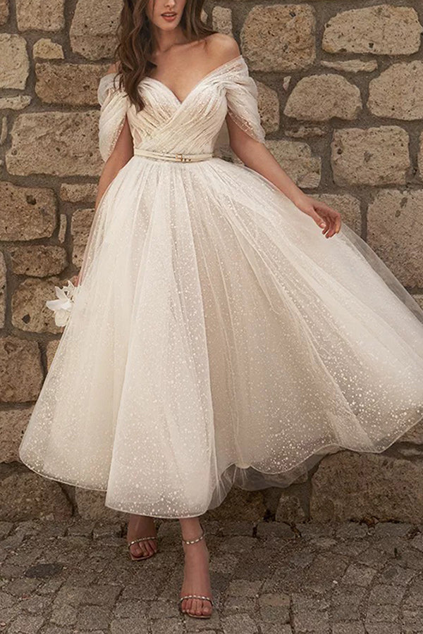 Raglanärmel V-Ausschnitt Kleid Kleid Midikleid