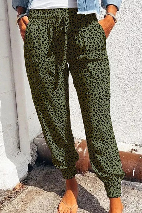 Pantalon décontracté léopard Only Sunshine