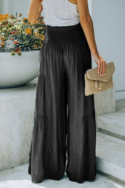 Doyle Smocked Eyelet Wide Leg Pants