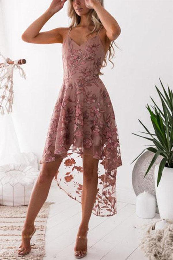 Flower Fairy Dovetail Suspender Dress