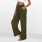 Yoga Fitness Jogging Loose Waist Wide Leg Pants