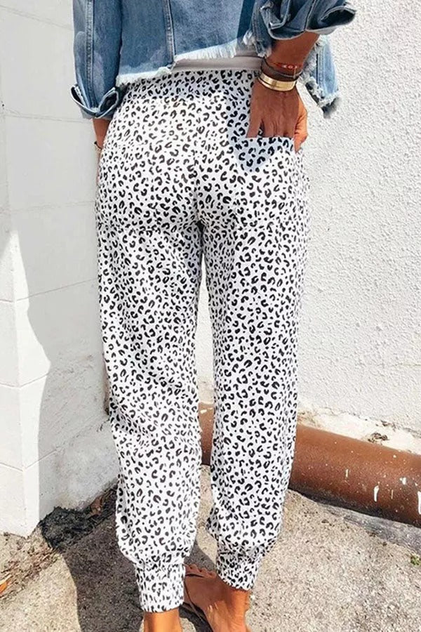 Pantalon décontracté léopard Only Sunshine