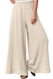 Large Casual Cotton Linen Loose Wide Leg Pants