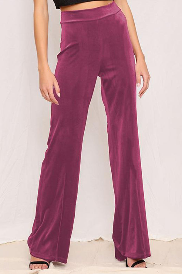 High Waist Loose Stretch Pants