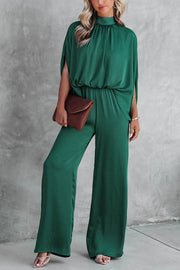 Satin Wide Leg Jumpsuit