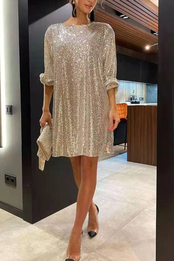 sparkly sequin dress