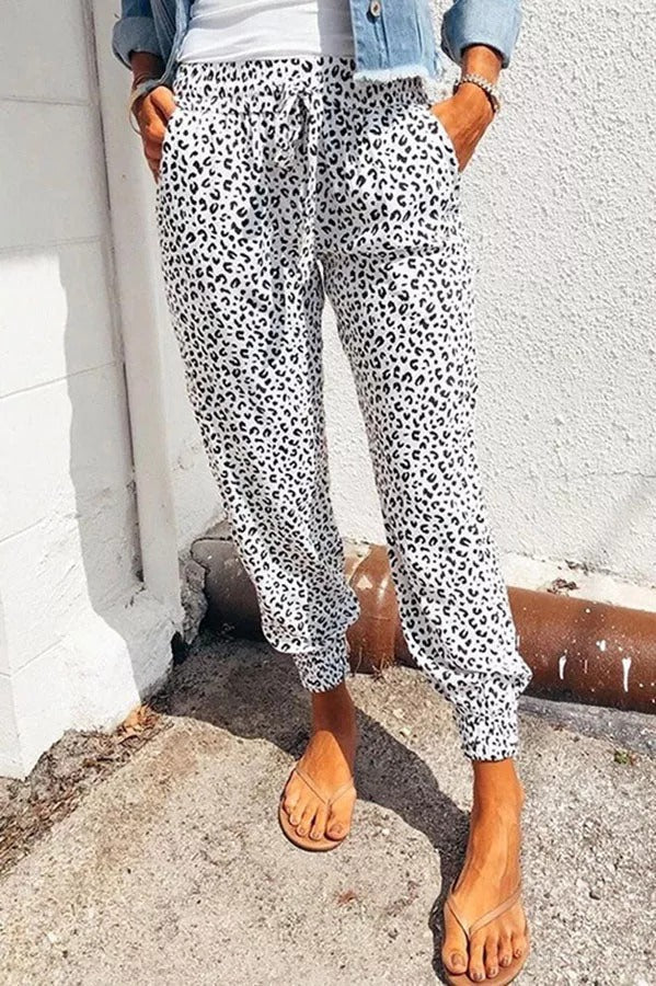 Pantalon décontracté léopard Only Sunshine