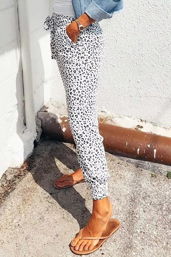 Pantalon décontracté léopard Only Sunshine