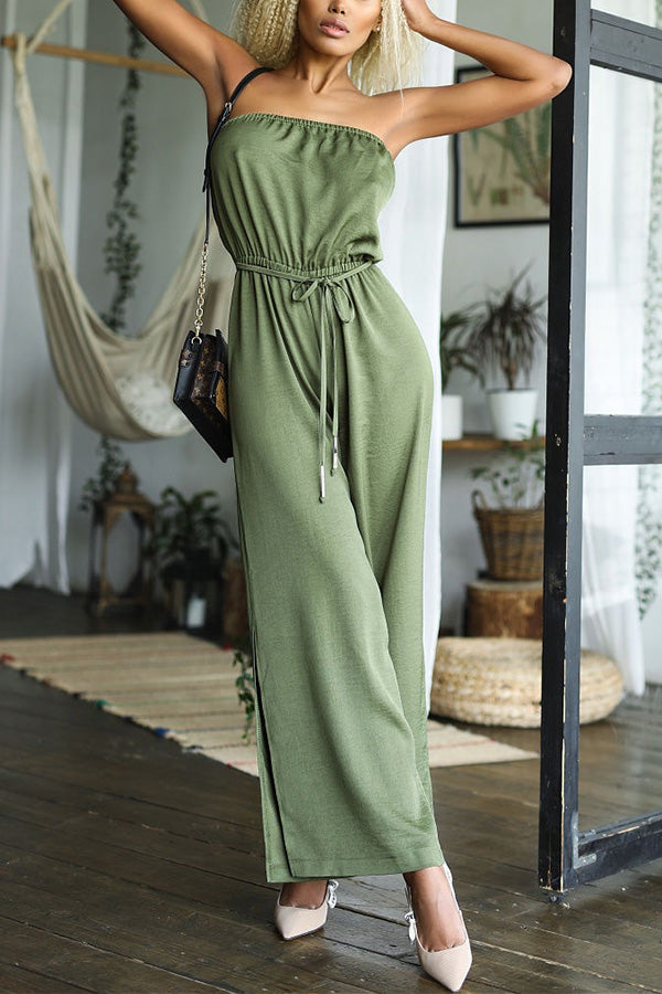 Wish And Wander Off Shoulder Jumpsuit