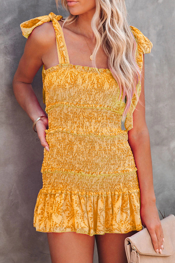 sexy suspender wrap bust dress