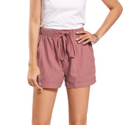 Gray Strive Pocketed Tencel Shorts