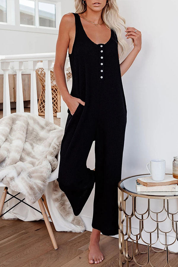Spring Ahead Pocketed Thermal Jumpsuit